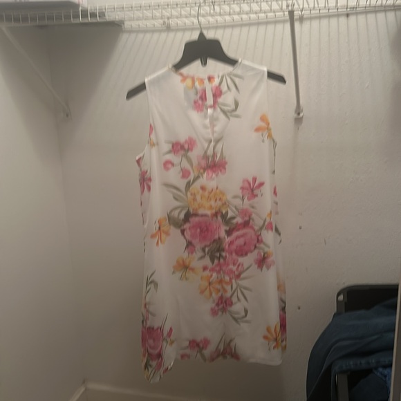 Women’s floral dress, pink and white, JH size 10P - Picture 5 of 5